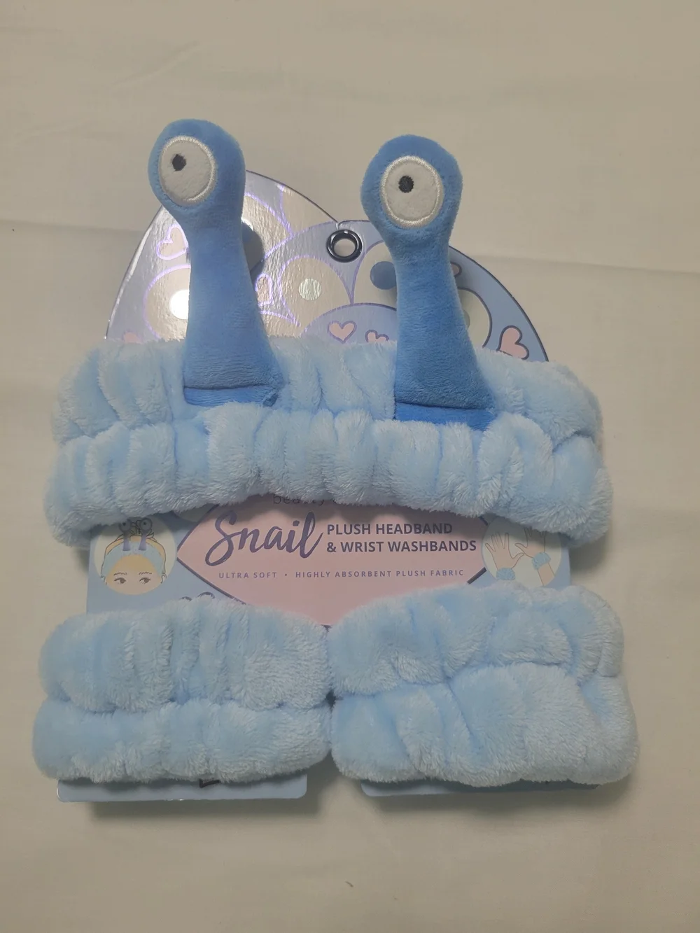 Blue Snail Headband & Wristbands Set